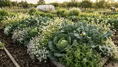 What Are the Best Companion Flowers for Brassicas?