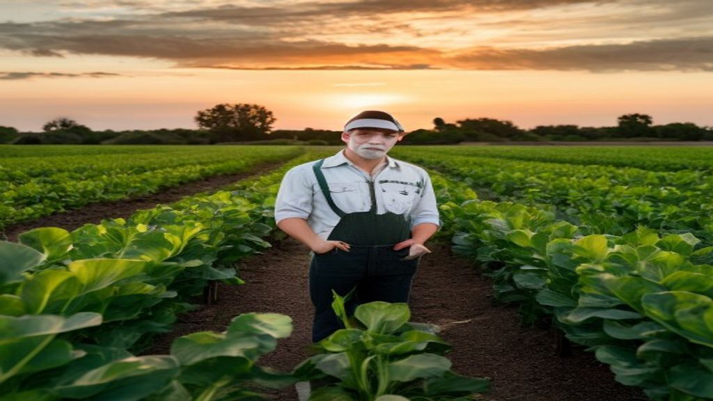 Farmers evaluating seasonal crop production records and membership feedback forms in office